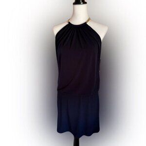Simpson Navy Halter Dress